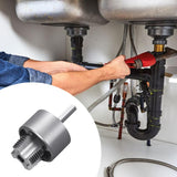Maxbell Tube Threader Practical Rethreading Tool for Toilet Home Renovation Building 6 point