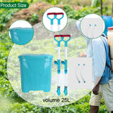 Maxbell Backpack Carrying Granular Fertilizer Spreader Multifunctional 25L