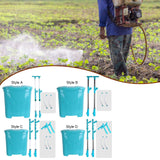 Maxbell Backpack Carrying Granular Fertilizer Spreader Manual Fertilizing Tool Style A