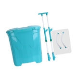 Maxbell Backpack Carrying Granular Fertilizer Spreader Manual Fertilizing Tool Style A