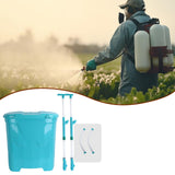 Maxbell Backpack Carrying Granular Fertilizer Spreader Manual Fertilizing Tool Style A
