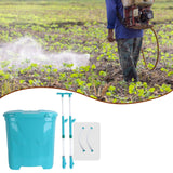 Maxbell Backpack Carrying Granular Fertilizer Spreader Manual Fertilizing Tool Style A