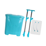 Maxbell Backpack Carrying Granular Fertilizer Spreader Manual Fertilizing Tool Style B