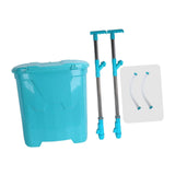 Maxbell Backpack Carrying Granular Fertilizer Spreader Manual Fertilizing Tool Style B