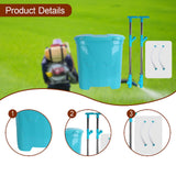 Maxbell Backpack Carrying Granular Fertilizer Spreader Manual Fertilizing Tool Style B