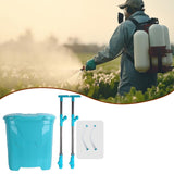 Maxbell Backpack Carrying Granular Fertilizer Spreader Manual Fertilizing Tool Style B