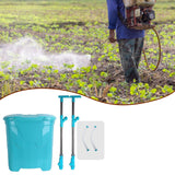 Maxbell Backpack Carrying Granular Fertilizer Spreader Manual Fertilizing Tool Style B