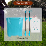 Maxbell Backpack Carrying Granular Fertilizer Spreader Manual Fertilizing Tool Style B