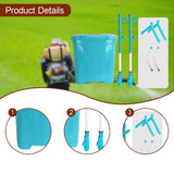 Maxbell Backpack Carrying Granular Fertilizer Spreader Manual Fertilizing Tool Style C