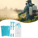 Maxbell Backpack Carrying Granular Fertilizer Spreader Manual Fertilizing Tool Style C