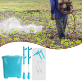 Maxbell Backpack Carrying Granular Fertilizer Spreader Manual Fertilizing Tool Style C