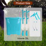 Maxbell Backpack Carrying Granular Fertilizer Spreader Manual Fertilizing Tool Style C