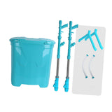 Maxbell Backpack Carrying Granular Fertilizer Spreader Manual Fertilizing Tool Style D