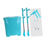 Maxbell Backpack Carrying Granular Fertilizer Spreader Manual Fertilizing Tool Style D