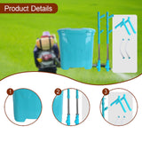 Maxbell Backpack Carrying Granular Fertilizer Spreader Manual Fertilizing Tool Style D