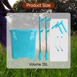 Maxbell Backpack Carrying Granular Fertilizer Spreader Manual Fertilizing Tool Style D