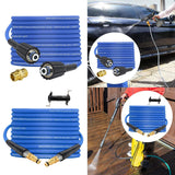 Maxbell High Pressure Washer Hose 32.8ft M22 Thread for Driveway Cleaning Car Window A