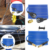 Maxbell High Pressure Washer Hose 32.8ft M22 Thread for Driveway Cleaning Car Window A