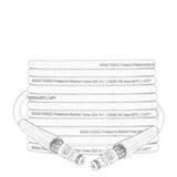 Maxbell High Pressure Washer Hose 32.8ft M22 Thread for Driveway Cleaning Car Window B
