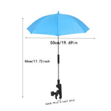 Maxbell Beach Chair Parasols Multipurpose Stroller Umbrella for Outdoor Patio