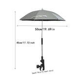Maxbell Beach Chair Parasols Multipurpose Stroller Umbrella for Outdoor Patio