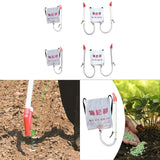 Maxbell Back Carrying Woven Bag Manual Fertilizer Spreader Labor Saving Single PVC Handle