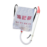 Maxbell Back Carrying Woven Bag Manual Fertilizer Spreader Labor Saving Single PVC Handle
