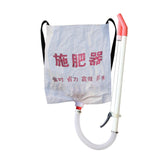Maxbell Back Carrying Woven Bag Manual Fertilizer Spreader Labor Saving Single PVC Handle
