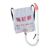 Maxbell Back Carrying Woven Bag Manual Fertilizer Spreader Labor Saving Single PVC Handle