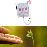 Maxbell Back Carrying Woven Bag Manual Fertilizer Spreader Labor Saving Single PVC Handle