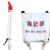 Maxbell Back Carrying Woven Bag Manual Fertilizer Spreader Labor Saving Two PVC Handle