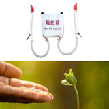 Maxbell Back Carrying Woven Bag Manual Fertilizer Spreader Labor Saving Two PVC Handle