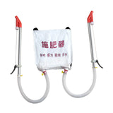 Maxbell Back Carrying Woven Bag Manual Fertilizer Spreader Labor Saving Two Metal Handles