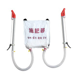 Maxbell Back Carrying Woven Bag Manual Fertilizer Spreader Labor Saving Two Metal Handles