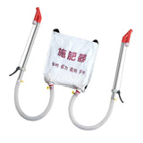 Maxbell Back Carrying Woven Bag Manual Fertilizer Spreader Labor Saving Two Metal Handles