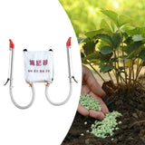 Maxbell Back Carrying Woven Bag Manual Fertilizer Spreader Labor Saving Two Metal Handles