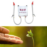 Maxbell Back Carrying Woven Bag Manual Fertilizer Spreader Labor Saving Two Metal Handles