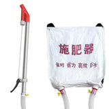 Maxbell Back Carrying Woven Bag Manual Fertilizer Spreader Labor Saving Two Metal Handles