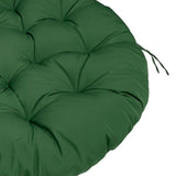 Maxbell Hanging Chair Seat Cushion Comfortable Rocker Chair Pad for Yard Lawn Indoor Green 40cm