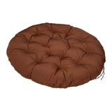Maxbell Hanging Chair Seat Cushion Comfortable Rocker Chair Pad for Yard Lawn Indoor Brown 40cm
