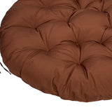 Maxbell Hanging Chair Seat Cushion Comfortable Rocker Chair Pad for Yard Lawn Indoor Brown 50cm