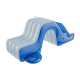 Maxbell Inflatable Pool Slide Inflatable Play Center for yard blue and White