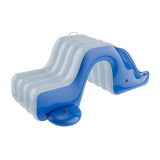 Maxbell Inflatable Pool Slide Inflatable Play Center for yard blue and White