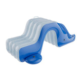 Maxbell Inflatable Pool Slide Inflatable Play Center for yard blue and White