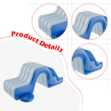 Maxbell Inflatable Pool Slide Inflatable Play Center for yard blue and White
