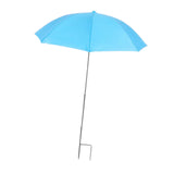 Maxbell Outdoor Plant Umbrella Sun Protector for Potted Plants, Patio Flowers, Yard Blue