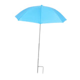 Maxbell Outdoor Plant Umbrella Sun Protector for Potted Plants, Patio Flowers, Yard Blue