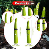 Maxbell 2 Pieces Garden Stakes Plant Art Rustic Ornaments for Park Outside Black Glasses