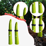 Maxbell 2 Pieces Garden Stakes Plant Art Rustic Ornaments for Park Outside Black Glasses