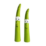 Maxbell 2 Pieces Garden Stakes Plant Art Rustic Ornaments for Park Outside White Eyes